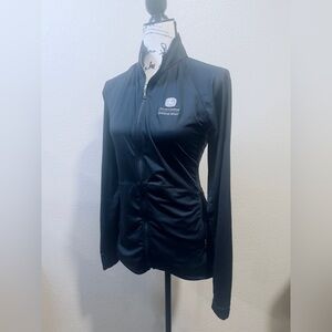John Deere Women’s Softshell Performance Jacket Black Zip-Up Jacket
